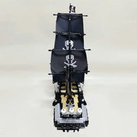 Thumbnail for Building Blocks MOC Pirate Of The Caribbean Black Pearl Ship - 7