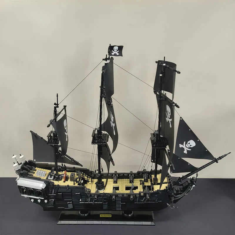 Building Blocks MOC Pirate Of The Caribbean Black Pearl Ship - 9