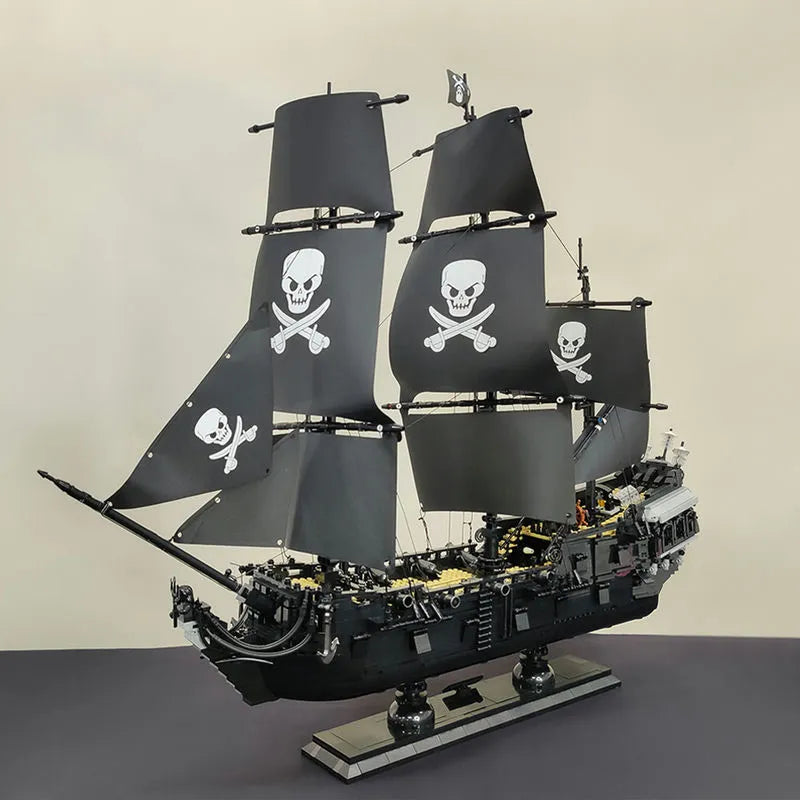 Building Blocks MOC Pirate Of The Caribbean Black Pearl Ship - 21