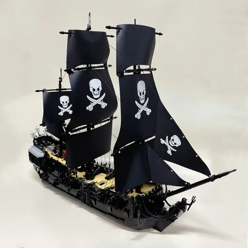 Building Blocks MOC Pirate Of The Caribbean Black Pearl Ship - 4