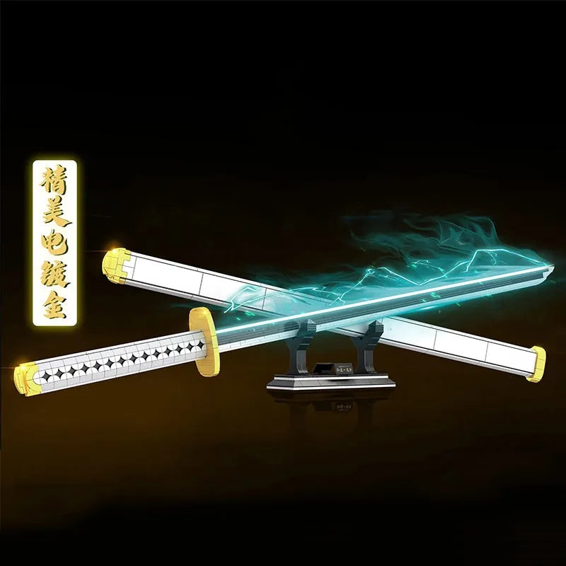 Building Blocks Creative MOC Demon Zoro Wado Ichimonji Sword Bricks Toy Construction Set Toys - 1