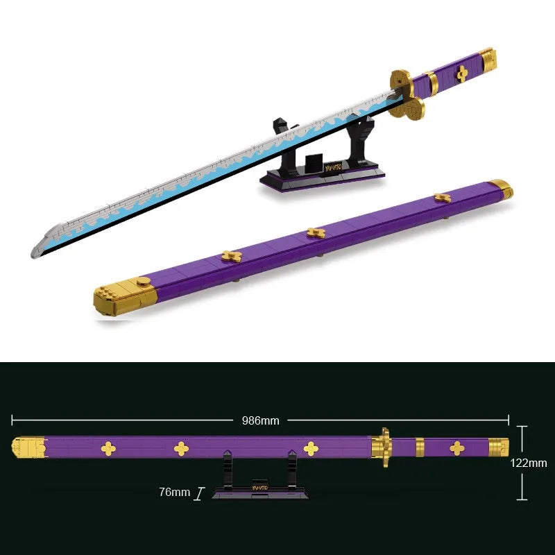 Building Blocks Creative Movie MOC YANMODAO Knife Sword Bricks Toys Construction Set Toys - 8