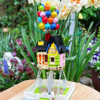 Thumbnail for Building Blocks Creator Expert MOC Balloon House Bricks Toy 7025 - 6