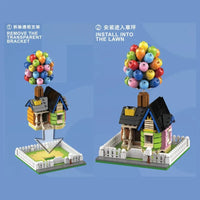 Thumbnail for Building Blocks Creator Expert MOC Balloon House Bricks Toy 7025 Construction Set Toys - 3