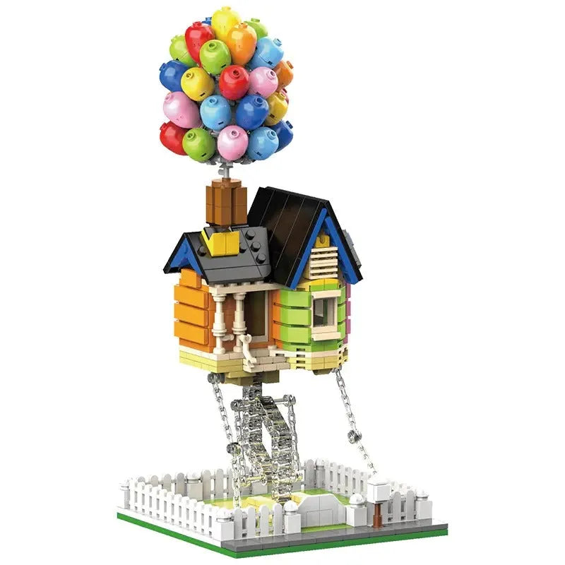 Building Blocks Creator Expert MOC Balloon House Bricks Toy 7025 - 1