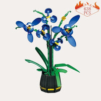 Thumbnail for Building Blocks Flower Plant Pot Spring Orchid Bricks Toys 3010 - 2
