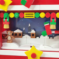 Thumbnail for Building Blocks Ideas Christmas Winter Santa TV LED Bricks Model Kids Toys - 11