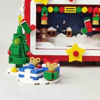 Thumbnail for Building Blocks Ideas Christmas Winter Santa TV LED Bricks Model Kids Toys - 12