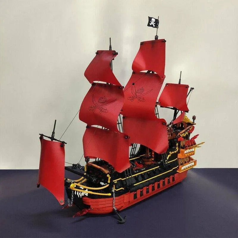 Building Blocks MOC 6002 Pirates Of Caribbean Queen Anne’s Revenge Ship Kids Toys Construction Set Toys - 1