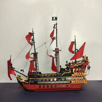 Thumbnail for Building Blocks MOC 6002 Pirates Of Caribbean Queen Anne’s Revenge Ship Kids Toys Construction Set Toys - 2