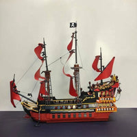 Thumbnail for Building Blocks MOC 6002 Pirates Of Caribbean Queen Anne’s Revenge Ship Kids Toys - 2
