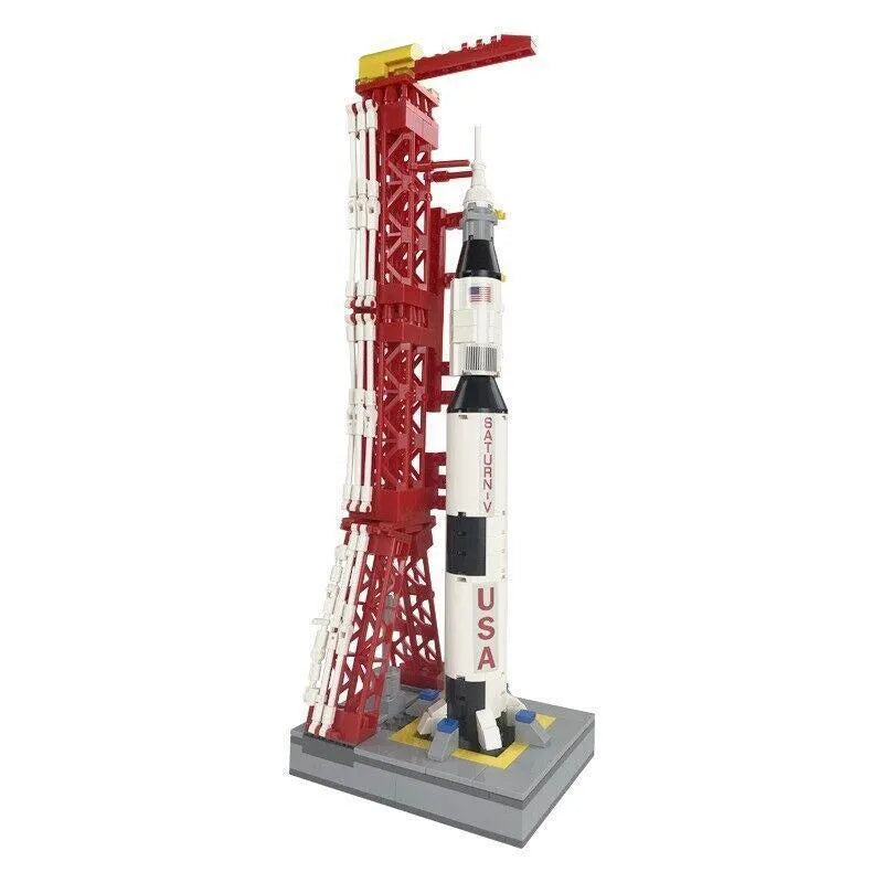 Building Blocks MOC Apollo Saturn V Launch Tower Bricks Kids Toys 7022 - 4