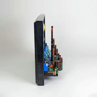Thumbnail for Building Blocks MOC Art Idea Famous Picture Paint Starry Night Bricks Toys - 5
