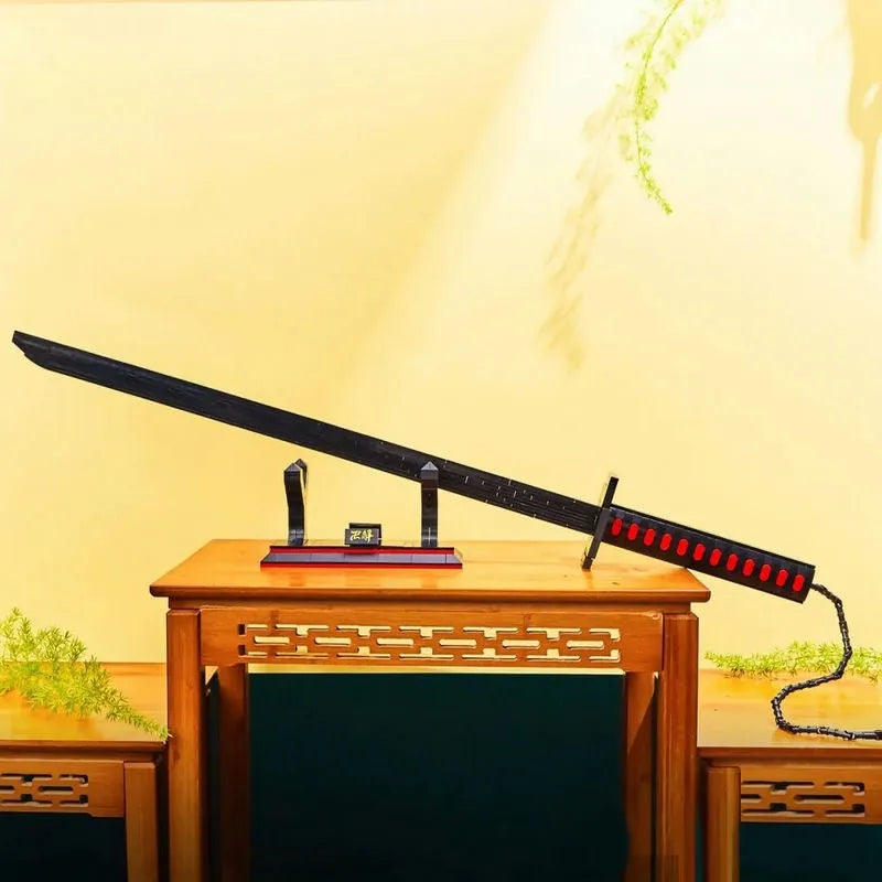 Building Blocks MOC Creative Expert Bleached Zhanyue Knife Sword Bricks Toy Construction Set Toys - 1