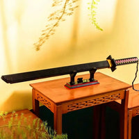 Thumbnail for Building Blocks MOC Creative Expert Bleached Zhanyue Knife Sword Bricks Toy Construction Set Toys - 6