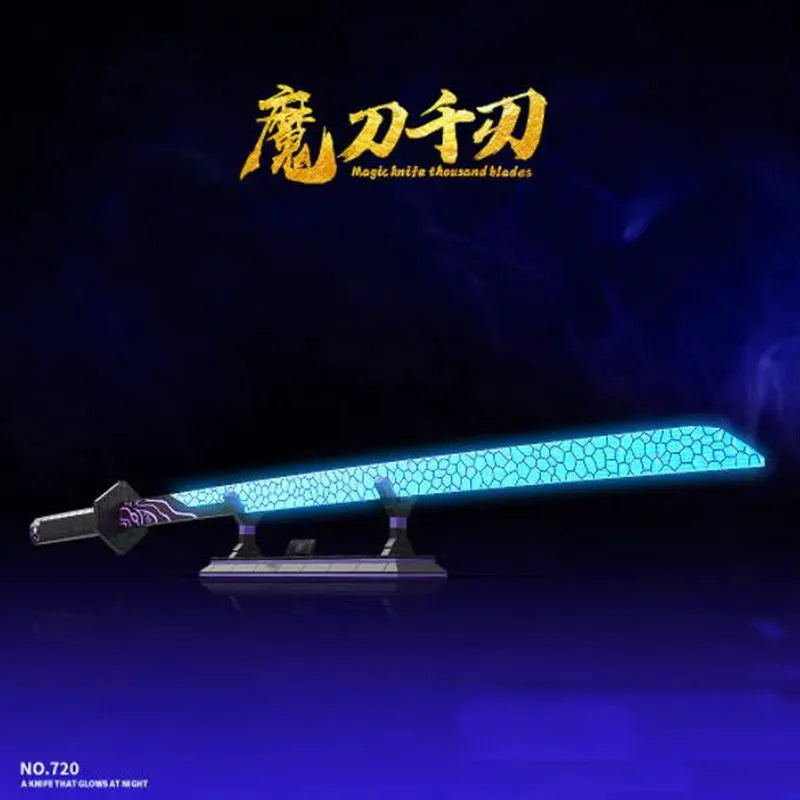 Building Blocks MOC Creative Expert Magic Blade Sword Bricks Toys - 3