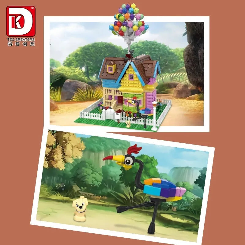 Building Blocks MOC Expert Flying Balloon House Bricks Toys 3006 Construction Set Toys - 11