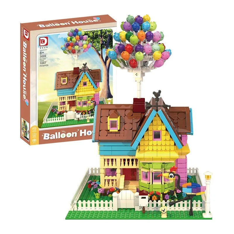Building Blocks MOC Expert Flying Balloon House Bricks Toys 3006 - 3