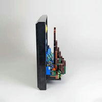Thumbnail for Building Blocks MOC Ideas Creator The Starry Night Paint Frame Bricks Toys Construction Set Toys - 12