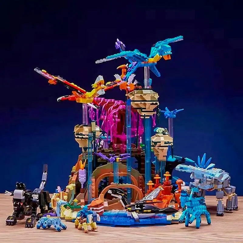 Building Blocks MOC Illuminated World of Pandora Bricks Toys 3005 Construction Set Toys - 11