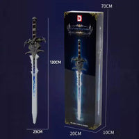 Thumbnail for Building Blocks MOC Movie Games Frostmourne Sword Knife Bricks Toys - 7