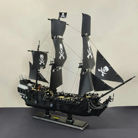 Thumbnail for Building Blocks MOC Pirates Of The Caribbean Black Pearl Ship Bricks Toys Construction Set Toys - 5