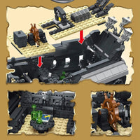 Thumbnail for Building Blocks MOC Pirates Of The Caribbean Black Pearl Ship Bricks Toys - 7