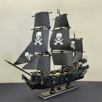 Thumbnail for Building Blocks MOC Pirates Of The Caribbean Black Pearl Ship Bricks Toys Construction Set Toys - 2