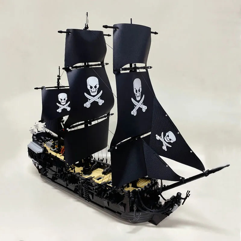 Building Blocks MOC Pirates Of The Caribbean Black Pearl Ship Bricks Toys - 13