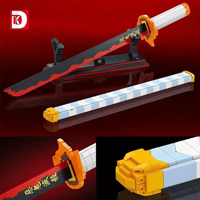 Building Blocks Movie Creative MOC Demon Slayer Nichirin Sword Bricks Toy Construction Set Toys - 4