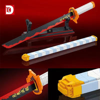 Thumbnail for Building Blocks Movie Creative MOC Demon Slayer Nichirin Sword Bricks Toy Construction Set Toys - 4