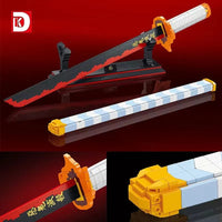 Thumbnail for Building Blocks Movie Creative MOC Demon Slayer Nichirin Sword Bricks Toy - 4