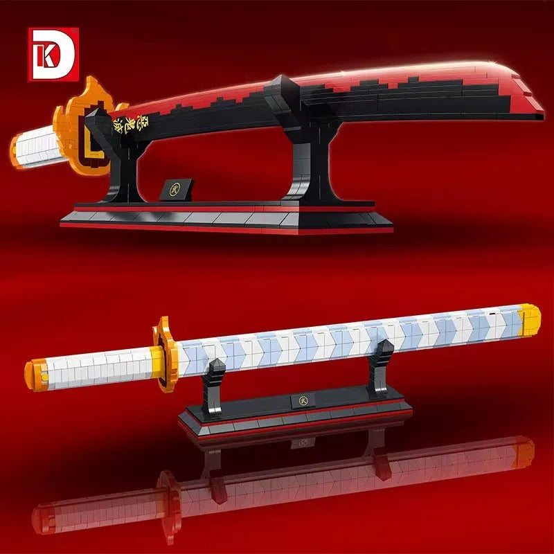 Building Blocks Movie Creative MOC Demon Slayer Nichirin Sword Bricks Toy Construction Set Toys - 3