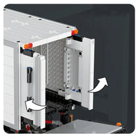 Thumbnail for Building Blocks Medium City Truck With Tail Lift RC APP Bricks Toys MOC 22010 - 7