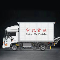 Thumbnail for Building Blocks Medium City Truck With Tail Lift RC APP Bricks Toys MOC 22010 Construction Set Toys - 4