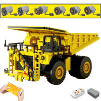Thumbnail for Building Blocks MOC 22005 APP RC Heavy City Dump Truck Bricks Toy - 3