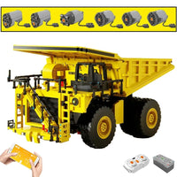 Thumbnail for Building Blocks MOC 22005 APP RC Heavy City Dump Truck Bricks Toy Construction Set Toys - 3