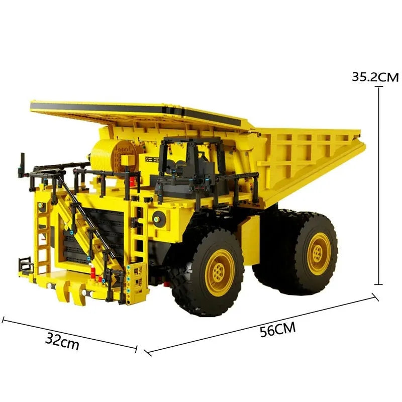 Building Blocks MOC 22005 APP RC Heavy City Dump Truck Bricks Toy - 1