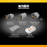 Thumbnail for Building Blocks MOC 22005 APP RC Heavy City Dump Truck Bricks Toy Construction Set Toys - 4