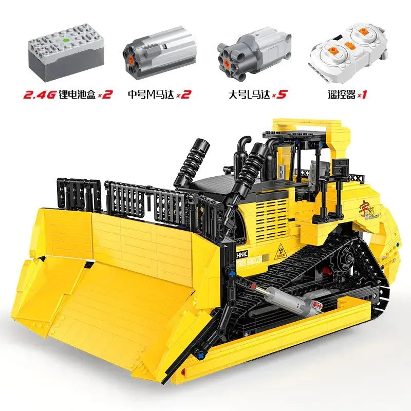 Building Blocks MOC APP Motorized RC Bulldozer Truck Bricks Toy 22011 - 2