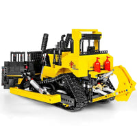 Thumbnail for Building Blocks MOC APP Motorized RC Bulldozer Truck Bricks Toy 22011 - 8