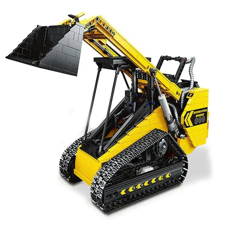 Building Blocks MOC APP Motorized RC Skid Steer Loader Truck Bricks Toy Construction Set Toys - 11