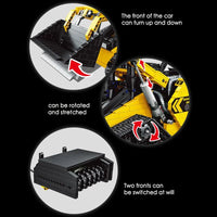 Thumbnail for Building Blocks MOC APP Motorized RC Skid Steer Loader Truck Bricks Toy Construction Set Toys - 5