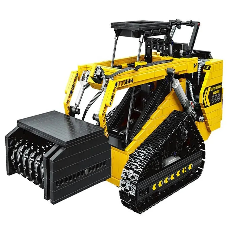 Building Blocks MOC APP Motorized RC Skid Steer Loader Truck Bricks Toy Construction Set Toys - 12