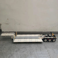 Thumbnail for Building Blocks MOC APP Motorized RC Step Deck Trailer Truck Bricks Toy - 12