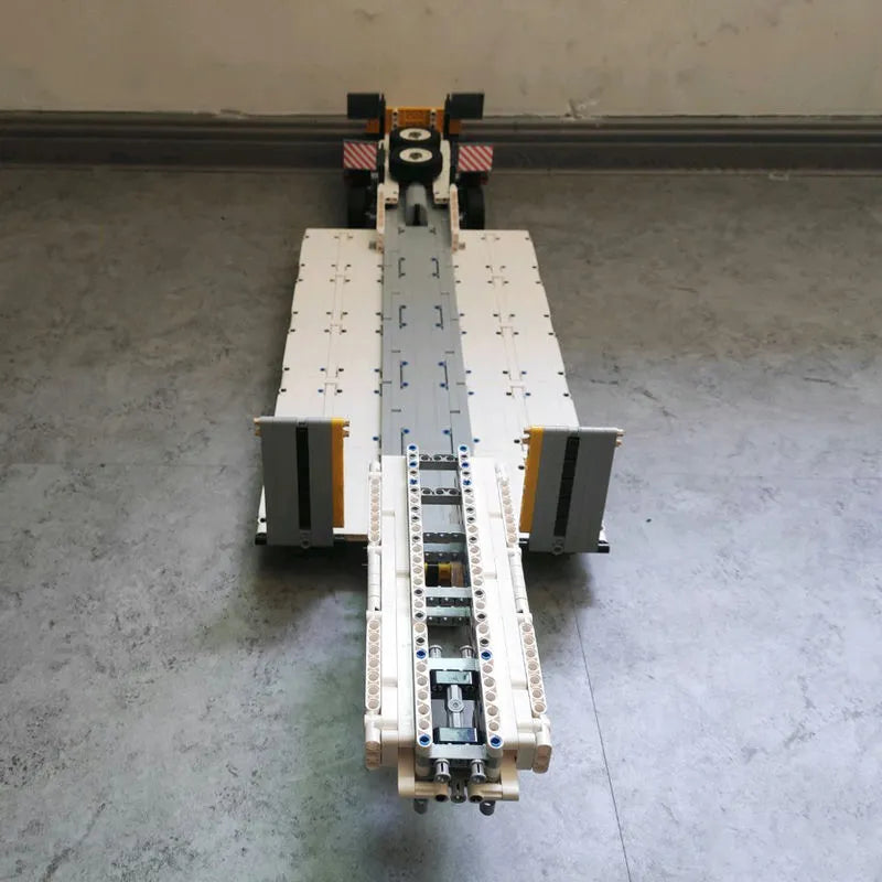 Building Blocks MOC APP Motorized RC Step Deck Trailer Truck Bricks Toy - 11