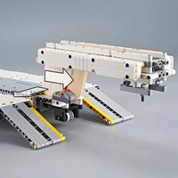 Thumbnail for Building Blocks MOC APP Motorized RC Step Deck Trailer Truck Bricks Toy - 5