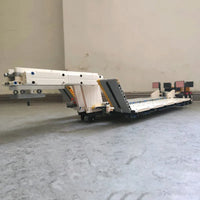 Thumbnail for Building Blocks MOC APP Motorized RC Step Deck Trailer Truck Bricks Toy - 14