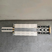 Thumbnail for Building Blocks MOC APP Motorized RC Step Deck Trailer Truck Bricks Toy - 13