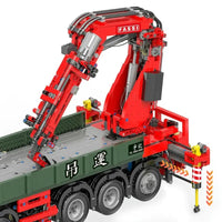 Thumbnail for Building Blocks MOC APP Motorized Scania Crane Lorry RC Truck Bricks Toys Construction Set Toys - 3